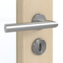 Detailansicht der Oberfläche von GARANT Zimmertür Authentic Sand GCK08 mit Lichtausschnitt LA-3