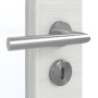 Detailansicht der Oberfläche von GARANT Zimmertür Quer Authentic Grigio GCK08 mit Lichtausschnitt LA-3