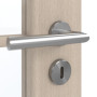 Detailansicht der Oberfläche von GARANT Zimmertür Authentic Akazie GCK08 mit Lichtausschnitt LA-3 Sprosse SP0