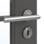 Detailansicht der Oberfläche von GARANT Zimmertür 10622-60 Ebony CPL mit Lichtausschnitt LA-3 Sprosse SP1