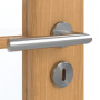 Detailansicht der Oberfläche von GARANT Zimmertür Eiche Premium GCK08 mit Lichtausschnitt LA-3 Sprosse SP10