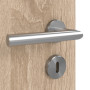 Detailansicht der Oberfläche von GARANT Zimmertür Authentic Eiche CPL mit Lichtausschnitt LA-4 bandseitig Sprosse SP10