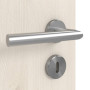 Detailansicht der Oberfläche von GARANT Zimmertür Authentic Perl GCK08 mit Lichtausschnitt LA-4 bandseitig Sprosse SP10