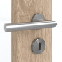 Detailansicht der Oberfläche von GARANT Zimmertür Authentic Eiche GCK08 mit Lichtausschnitt LA-4 schlossseitig