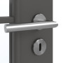 Detailansicht der Oberfläche von GARANT Zimmertür 10622-60 Ebony CPL mit Lichtausschnitt LA-4 schlossseitig Sprosse SP10