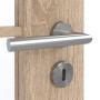 Detailansicht der Oberfläche von GARANT Zimmertür Authentic Eiche CPL mit Lichtausschnitt LA-4 schlossseitig Sprosse SP10