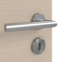 Detailansicht der Oberfläche von GARANT Zimmertür Quer Authentic Akazie GCK08 mit Lichtausschnitt LA-5 bandseitig Sprosse SP10
