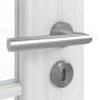 Detailansicht der Oberfläche von GARANT Zimmertür Authentic Grigio CPL mit Lichtausschnitt LA-5 schlossseitig Sprosse SP10