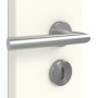 Detailansicht der Oberfläche von GARANT Zimmertür 0105-60 Pearl White CPL mit Lichtausschnitt LA-6