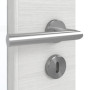 Detailansicht der Oberfläche von GARANT Zimmertür Quer Authentic Grigio GCK08 mit Lichtausschnitt LA-6