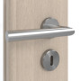 Detailansicht der Oberfläche von GARANT Zimmertür Authentic Akazie GCK08 mit Lichtausschnitt LA-6 Sprosse SP0