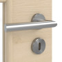 Detailansicht der Oberfläche von GARANT Zimmertür Quer Authentic Sand GCK08 mit Lichtausschnitt LA-6 Sprosse SP1