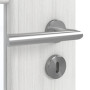 Detailansicht der Oberfläche von GARANT Zimmertür Authentic Grigio CPL mit Lichtausschnitt LA-6 Sprosse SP10