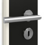 Detailansicht der Oberfläche von GARANT Zimmertür 0901-60 Black Resopal mit Lichtausschnitt LA-6 Sprosse SP2