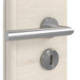 Detailansicht der Oberfläche von GARANT Zimmertür Quer Authentic Perl CPL mit Lichtausschnitt LA-6 Sprosse SP4