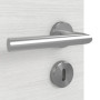 Detailansicht der Oberfläche von GARANT Zimmertür Quer Authentic Grigio GCK08 mit Lichtausschnitt LA-7