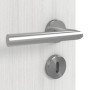 Detailansicht der Oberfläche von GARANT Zimmertür Authentic Grigio CPL mit Lichtausschnitt LA-8