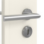 Detailansicht der Oberfläche von CLASSEN Innentür RAL 9010 Weißlack 3.6 mit Lichtausschnitt 