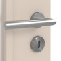 Detailansicht der Oberfläche von CLASSEN Innentür Kaschmir CPL 4.7 mit Lichtausschnitt 