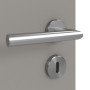 Detailansicht der Oberfläche von GARANT Zimmertür U12115SD Platingrau GHK08