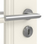 Detailansicht der Oberfläche von Kontura 1 LA Lugano ClassicLine Weißlack Innentür - Hörmann