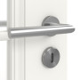 Detailansicht der Oberfläche von Kontura 1 LA Sprosse 2/4 ClassicLine Weißlack Innentür - Hörmann