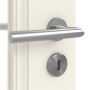 Detailansicht der Oberfläche von Kontura 3 LA Sprosse 1/3 ClassicLine Weißlack Innentür - Hörmann