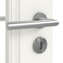 Detailansicht der Oberfläche von Kontura 3 LA Sprosse 1/3 ClassicLine Weißlack Innentür - Hörmann
