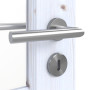 Detailansicht der Oberfläche von Typ 6002-LA SPR 62/R Fichte weiß pigmentiert Massivholz Innentür - Radex