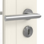 Detailansicht der Oberfläche in RAL 9010 von Montana 4 LA ClassicLine Weißlack Innentür - Hörmann