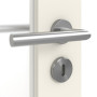 Detailansicht der Oberfläche von Pure 1 Schlossseite ProLine Weißlack Innentür - Hörmann