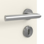 Detailansicht der Oberfläche von Pure 2 quer Plain 80-7 ProLine Weißlack Innentür - Hörmann