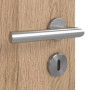 Detailansicht der Oberfläche von KILSGAARD Innentür-Set Typ 43-00 Raucheiche Lamikor mit Zarge und Drücker