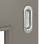Detailansicht der Oberfläche von Schiebetür Taupe RAL 7048 Lack LA 9 ProLine - Hörmann