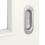 Detailansicht der Oberfläche von Carolina 2 LA 1 Sprosse 1/3 ClassicLine Weißlack Schiebetür - Hörmann