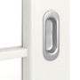 Detailansicht der Oberfläche von Carolina 5 LA 3 Sprosse 2/4 ClassicLine Weißlack Schiebetür - Hörmann