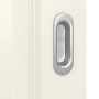 Detailansicht der Oberfläche von Carolina 5 ClassicLine Weißlack Schiebetür - Hörmann