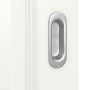 Detailansicht der Oberfläche von Carolina 5 ClassicLine Weißlack Schiebetür - Hörmann