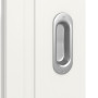 Detailansicht der Oberfläche von Cofi 10 LA-01 Weißlack RAL 9016 Premium Schiebetür