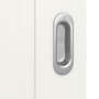 Detailansicht der Oberfläche von Cofi 35 Weißlack RAL 9016 Premium Schiebetür