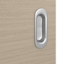 Detailansicht der Oberfläche von Schiebetür Schiefer Taupe LA 10 ProLine - Hörmann