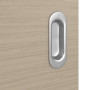 Detailansicht der Oberfläche von Schiebetür Schiefer Taupe LA 5 ProLine - Hörmann