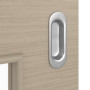 Detailansicht der Oberfläche von Schiebetür Schiefer Taupe LA 9 ProLine - Hörmann