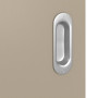 Detailansicht der Oberfläche von Schiebetür Ultramatt Taupe ProLine - Hörmann