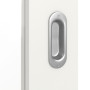 Detailansicht der Oberfläche von Coso 10 LA-01 Weißlack RAL 9016 Premium Schiebetür
