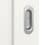 Detailansicht der Oberfläche von Coso 23 Weißlack RAL 9016 Premium Schiebetür