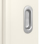 Detailansicht der Oberfläche von Georgia 1 ClassicLine Weißlack Schiebetür - Hörmann