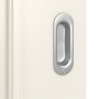 Detailansicht der Oberfläche von Georgia 4 ClassicLine Weißlack Schiebetür - Hörmann