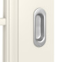 Detailansicht der Oberfläche von Kontura 1 LA Sprosse 2/4 ClassicLine Weißlack Schiebetür - Hörmann