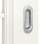 Detailansicht der Oberfläche von Kontura 1 LA Sprosse 2/4 ClassicLine Weißlack Schiebetür - Hörmann